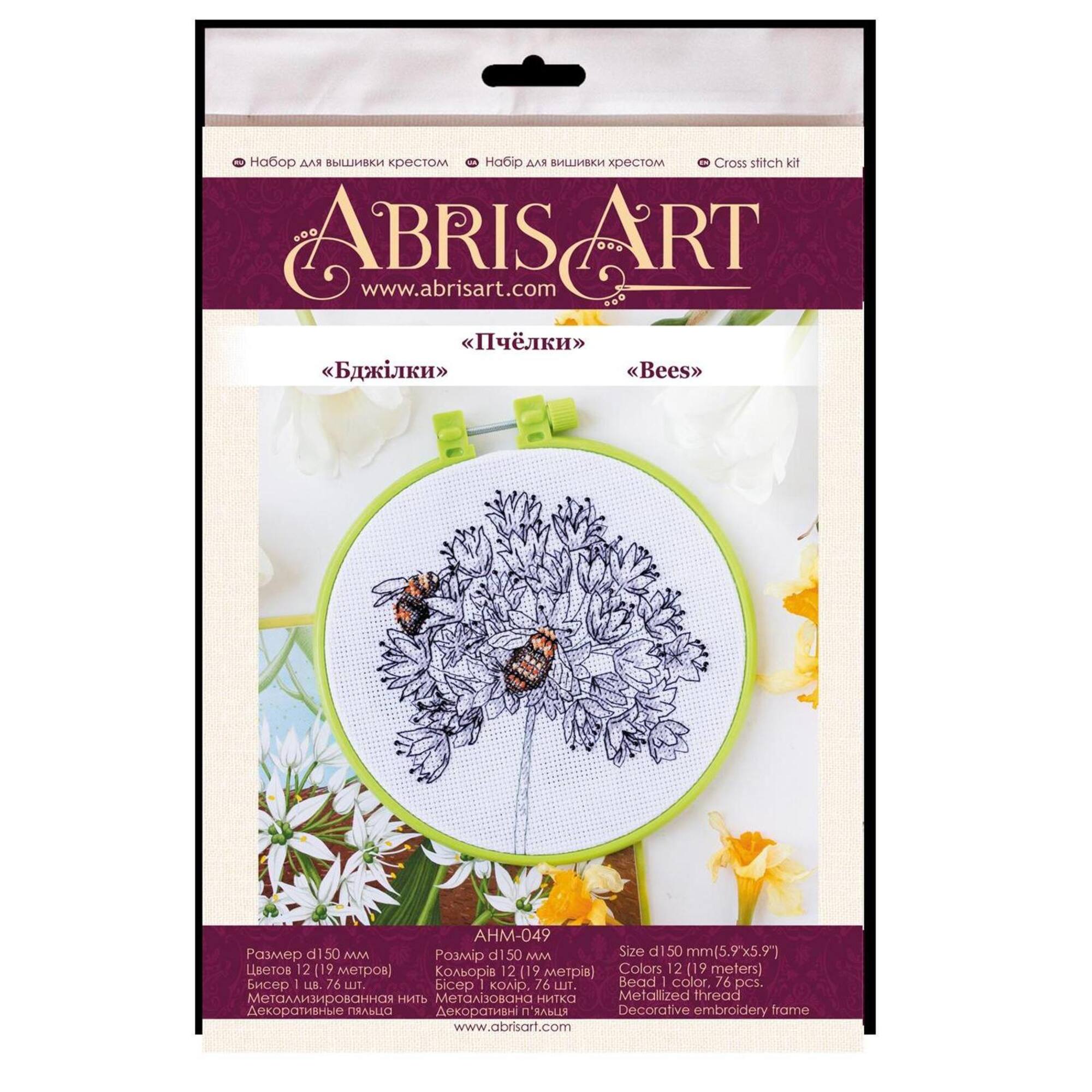 Abris Art Bees Cross Stitch Kit